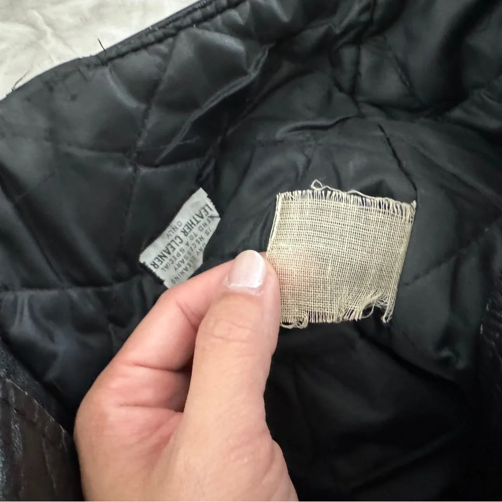 Vintage Harley Davidson Leather Jacket Size 36 *Flaw*